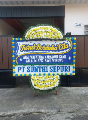 Papan Bunga Duka di Baregbeg